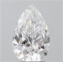 Diamante Natural 2.01 quilates, De pera , Color D, claridad I1 y certificado GIA