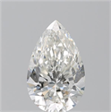 Natural Diamond 1.50 Carats, Pear with  Cut, I Color, SI1 Clarity and Certified by GIA
