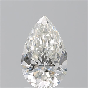 Picture of Natural Diamond 1.50 Carats, Pear with  Cut, I Color, SI1 Clarity and Certified by GIA