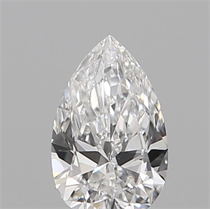 Foto Diamante Natural 0.12 quilates, De pera , Color E, claridad VVS1 y certificado IGI de