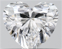 Natural Diamond 0.36 Carats, Heart with  Cut, E Color, VVS2 Clarity and Certified by GIA