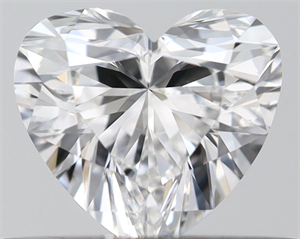 Picture of Natural Diamond 0.36 Carats, Heart with  Cut, E Color, VVS2 Clarity and Certified by GIA