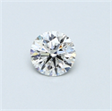0.30 Carats, Round Diamond with Excellent Cut, F Color, VS1 Clarity and Certified by GIA