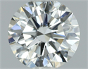 Natural Diamond 1.08 Carats, Round with Excellent Cut, I Color, SI1 Clarity and Certified by GIA