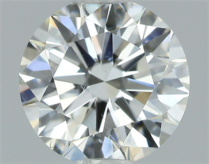 Picture of Natural Diamond 1.08 Carats, Round with Excellent Cut, I Color, SI1 Clarity and Certified by GIA
