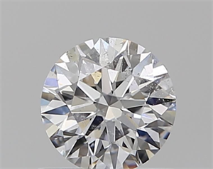 Picture of Natural Diamond 0.51 Carats, Round with Excellent Cut, D Color, SI2 Clarity and Certified by GIA