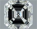 Natural Diamond 1.00 Carats, Asscher with  Cut, I Color, VS1 Clarity and Certified by IGI