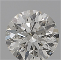Natural Diamond 0.70 Carats, Round with Excellent Cut, J Color, I1 Clarity and Certified by GIA