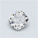 Diamante Natural 0.71 quilates, Del cojín , Color D, claridad VVS2 y certificado GIA