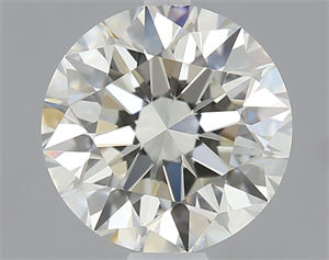 Picture of Natural Diamond 1.01 Carats, Round with Excellent Cut, I Color, VVS1 Clarity and Certified by IGI