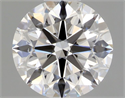 Natural Diamond 0.43 Carats, Round with Excellent Cut, F Color, SI1 Clarity and Certified by GIA