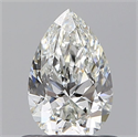 Natural Diamond 0.61 Carats, Pear with  Cut, F Color, VS2 Clarity and Certified by GIA