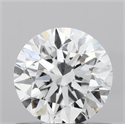Lab Grown Diamond 0.72 Carats, Round with Excellent Cut, D Color, VVS2 Clarity and Certified by IGI