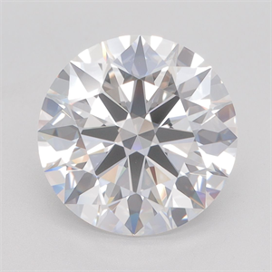 Picture of Lab Grown Diamond 4.70 Carats, Round with Ideal Cut, F Color, IF Clarity and Certified by IGI