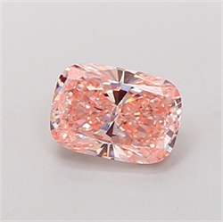 Picture of Lab Grown Diamond 1.51 Carats, CUSHION MODIFIED with  Cut, Fancy Intense Pink Color, VS2 Clarity and Certified by IGI