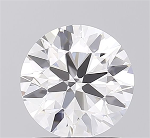 Picture of Lab Grown Diamond 1.50 Carats, Round with Ideal Cut, D Color, VVS2 Clarity and Certified by IGI