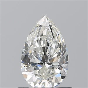 Picture of Natural Diamond 0.70 Carats, Pear with  Cut, H Color, VS2 Clarity and Certified by GIA
