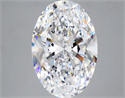 Natural Diamond 5.10 Carats, Oval with  Cut, D Color, FL Clarity and Certified by GIA