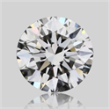 Natural Diamond 0.40 Carats, Round with Excellent Cut, E Color, VVS1 Clarity and Certified by GIA