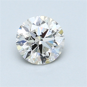Picture of 0.77 Carats, Round Diamond with Excellent Cut, I Color, SI1 Clarity and Certified by GIA
