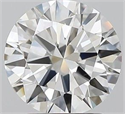 Natural Diamond 2.01 Carats, Round with Excellent Cut, H Color, VS2 Clarity and Certified by GIA