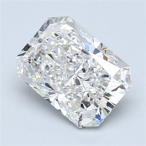 Picture of 2.50 Carats, Radiant Diamond with  Cut, F Color, SI1 Clarity and Certified by GIA