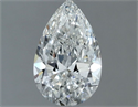 Natural Diamond 0.60 Carats, Pear with  Cut, G Color, VS1 Clarity and Certified by GIA