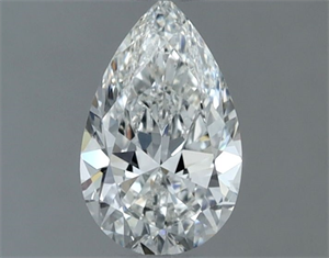 Picture of Natural Diamond 0.60 Carats, Pear with  Cut, G Color, VS1 Clarity and Certified by GIA