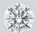 Lab Grown Diamond 5.04 Carats, Round with Ideal Cut, E Color, VVS1 Clarity and Certified by IGI