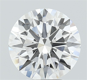 Picture of Lab Grown Diamond 5.04 Carats, Round with Ideal Cut, E Color, VVS1 Clarity and Certified by IGI
