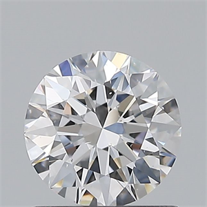 Picture of Natural Diamond 0.73 Carats, Round with Excellent Cut, D Color, SI1 Clarity and Certified by GIA