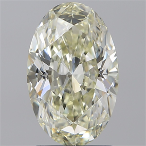Picture of Natural Diamond 2.00 Carats, Oval with  Cut, L Color, VVS2 Clarity and Certified by IGI