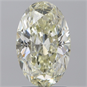 Natural Diamond 2.00 Carats, Oval with  Cut, L Color, VVS2 Clarity and Certified by IGI