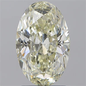 Picture of Natural Diamond 2.00 Carats, Oval with  Cut, L Color, VVS2 Clarity and Certified by IGI