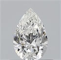 Natural Diamond 0.50 Carats, Pear with  Cut, G Color, VS2 Clarity and Certified by GIA