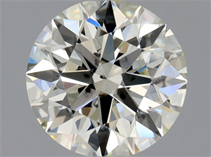 Picture of Natural Diamond 0.80 Carats, Round with Excellent Cut, L Color, SI1 Clarity and Certified by GIA