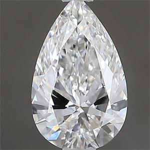 Picture of Natural Diamond 0.44 Carats, Pear with  Cut, F Color, VVS2 Clarity and Certified by GIA