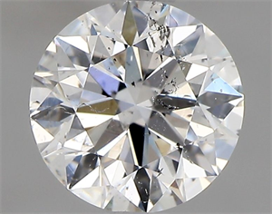 Foto Diamante Natural 0.90 quilates, Redondo , Color D, claridad SI2 y certificado HRD de