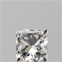 Natural Diamond 0.90 Carats, Princess with  Cut, I Color, VVS2 Clarity and Certified by GIA
