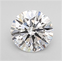 Lab Grown Diamond 1.03 Carats, Round with Ideal Cut, D Color, VVS2 Clarity and Certified by IGI