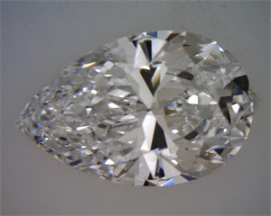 Picture of Natural Diamond 1.74 Carats, Pear with  Cut, D Color, SI1 Clarity and Certified by GIA