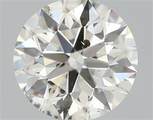 Picture of Natural Diamond 0.90 Carats, Round with Excellent Cut, J Color, I1 Clarity and Certified by GIA