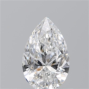 Picture of Natural Diamond 0.70 Carats, Pear with  Cut, D Color, VS1 Clarity and Certified by GIA