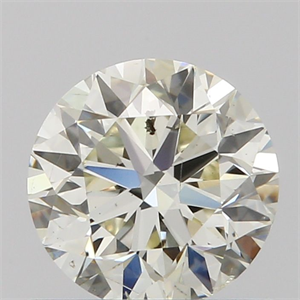 Picture of Natural Diamond 0.70 Carats, Round with Very Good Cut, L Color, SI1 Clarity and Certified by GIA