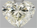 Diamante Natural 0.90 quilates, Corazón , Color L, claridad SI2 y certificado HRD