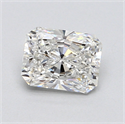 1.01 Carats, Radiant Diamond with  Cut, F Color, VS2 Clarity and Certified by GIA