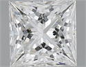 Natural Diamond 1.01 Carats, Princess with  Cut, H Color, SI2 Clarity and Certified by GIA