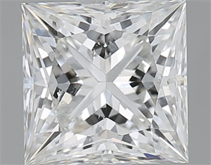 Picture of Natural Diamond 1.01 Carats, Princess with  Cut, H Color, SI2 Clarity and Certified by GIA