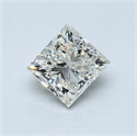 Diamante Natural 0.70 quilates, Princesa , Color I, claridad SI2 y certificado GIA