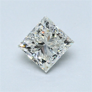 Foto Diamante Natural 0.70 quilates, Princesa , Color I, claridad SI2 y certificado GIA de